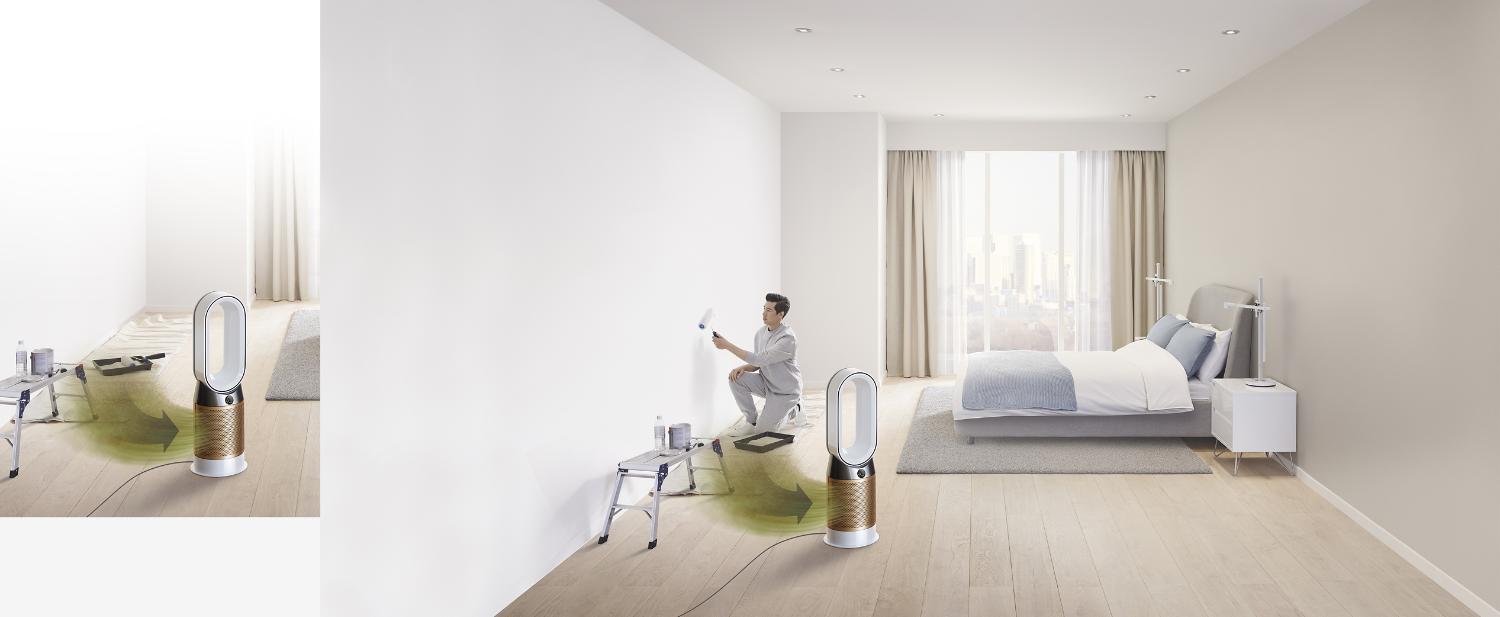 Dyson Pure Hot+Cool Cryptomic projecting purified air