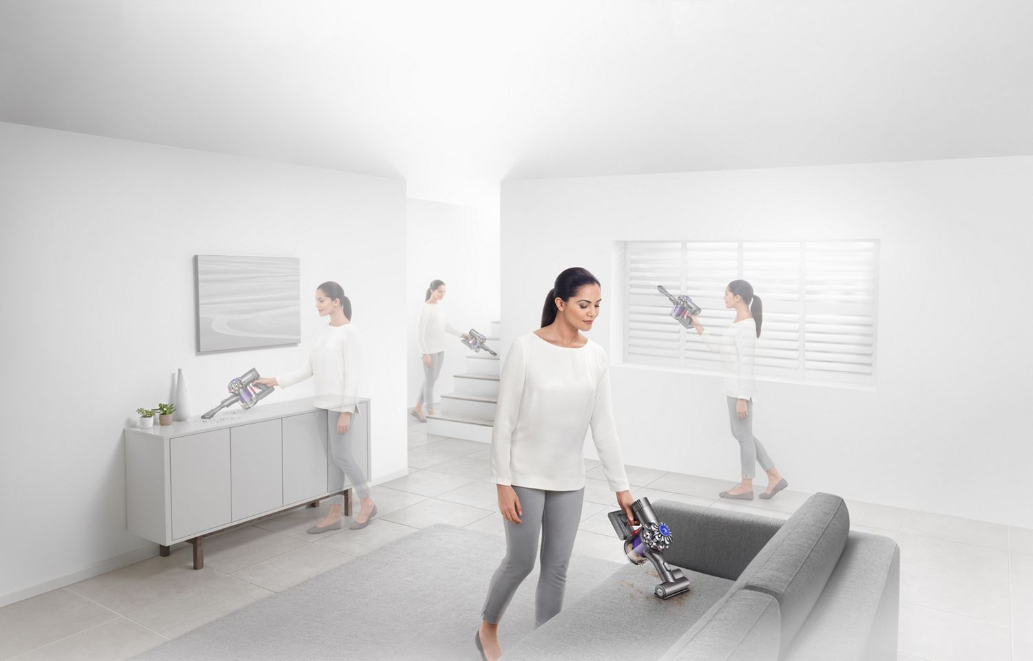  Model with Dyson V6™ handheld vacuum