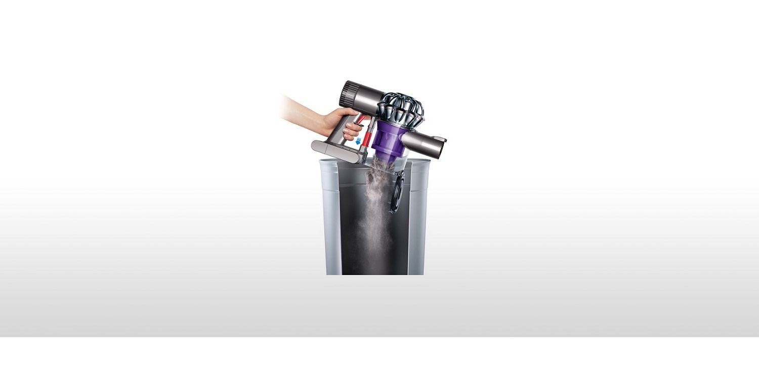  Dyson V6™ handheld vacuum bin emptying mechanism