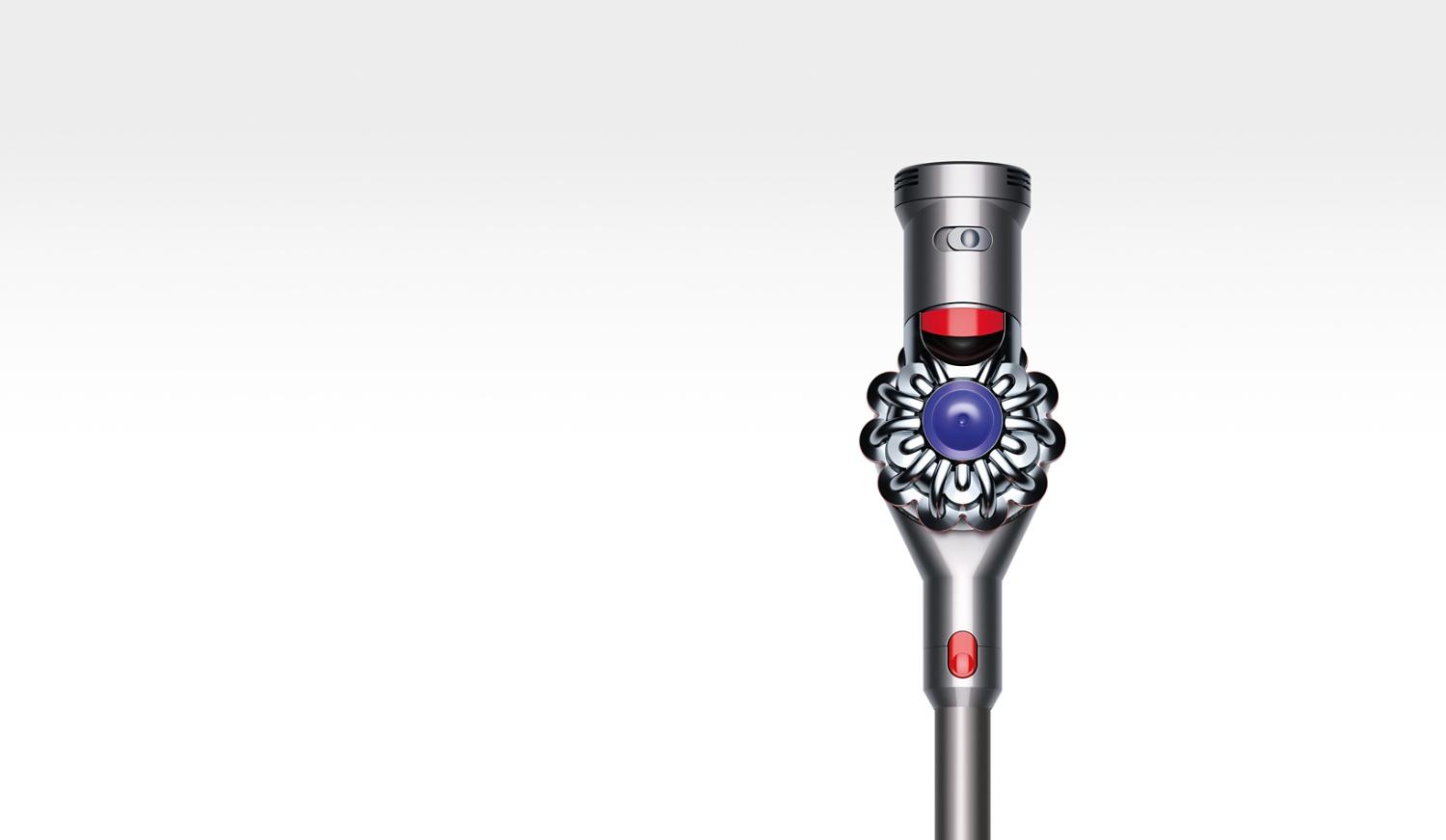 Detailopname van Dyson V7 zuigkrachtstanden