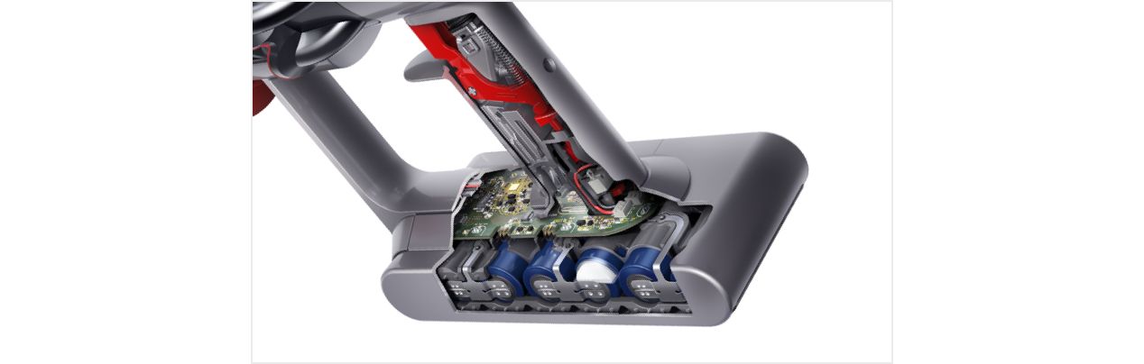 Cutaway of Dyson V11 vacuum battery pack