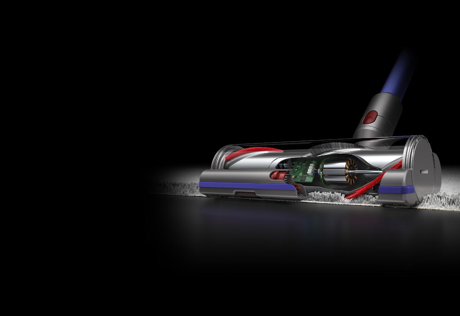 Cutaway of High Torque cleaner head