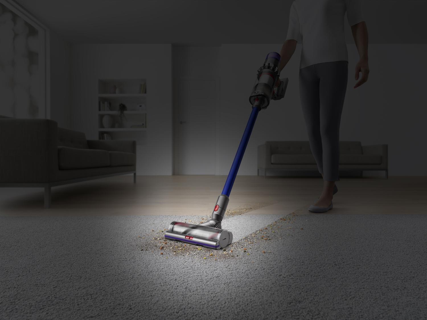 Dyson V11 Absolute vacuum cleaner cleaning carpet