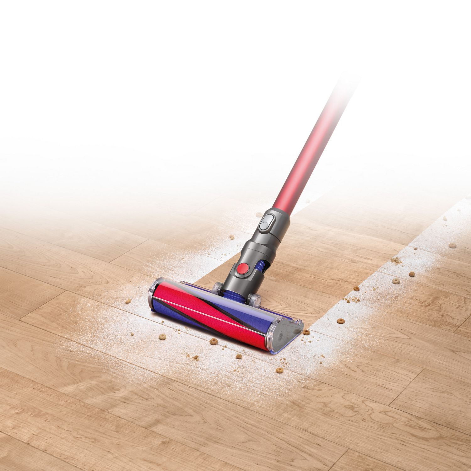  Dyson cleaner head on hard floor 