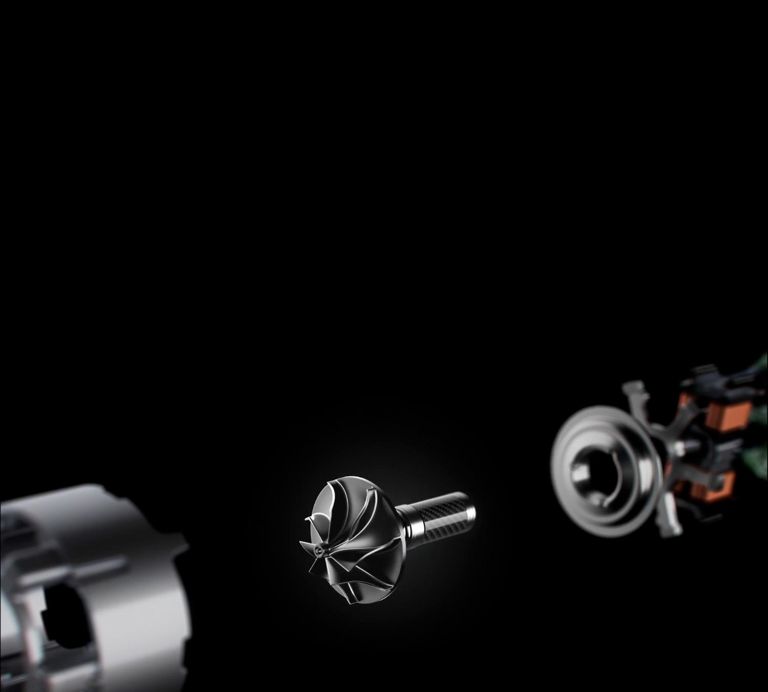 Dyson digital motor V8 exploded view