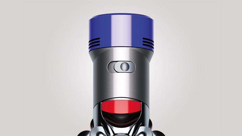 Dyson V7 HEPA vacuum cleaner power mode button