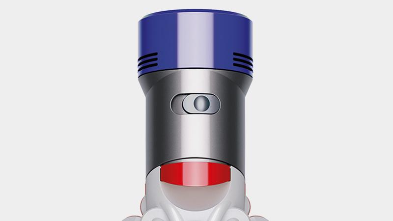 Dyson V7 HEPA vacuum cleaner power mode button