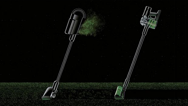 ภาพประกอบแสดงระบบการกรองของ Dyson