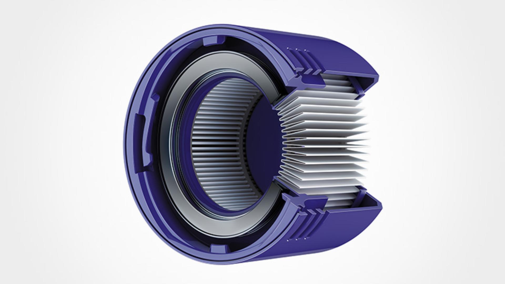 Close-up of filter