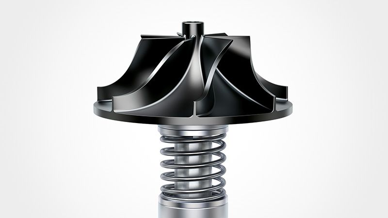 Close up of Dyson digital motor V8