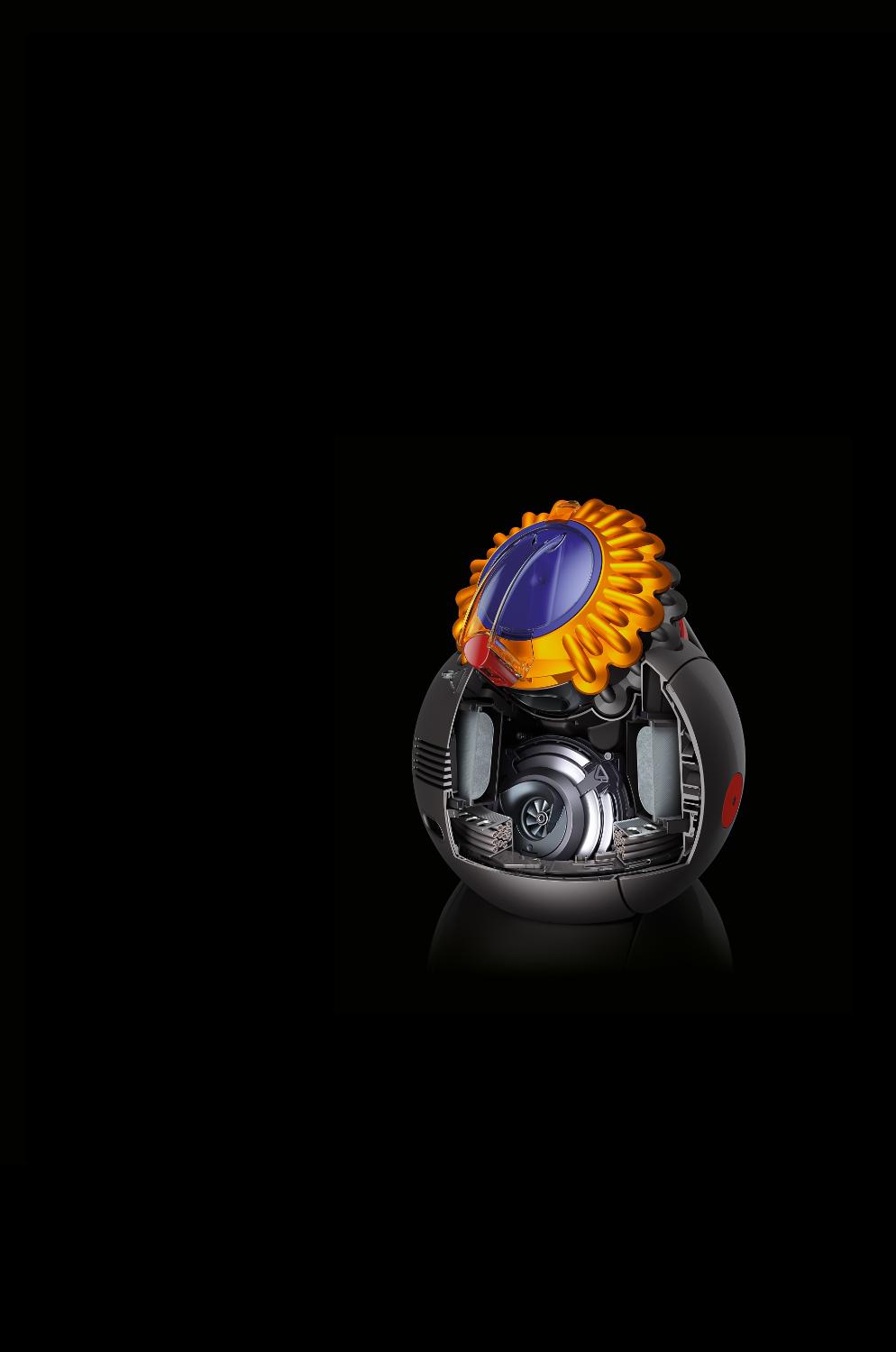 Dyson Big Ball™ housing cutaway