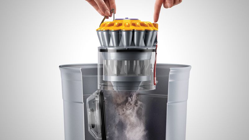 Bin emptying mechanism