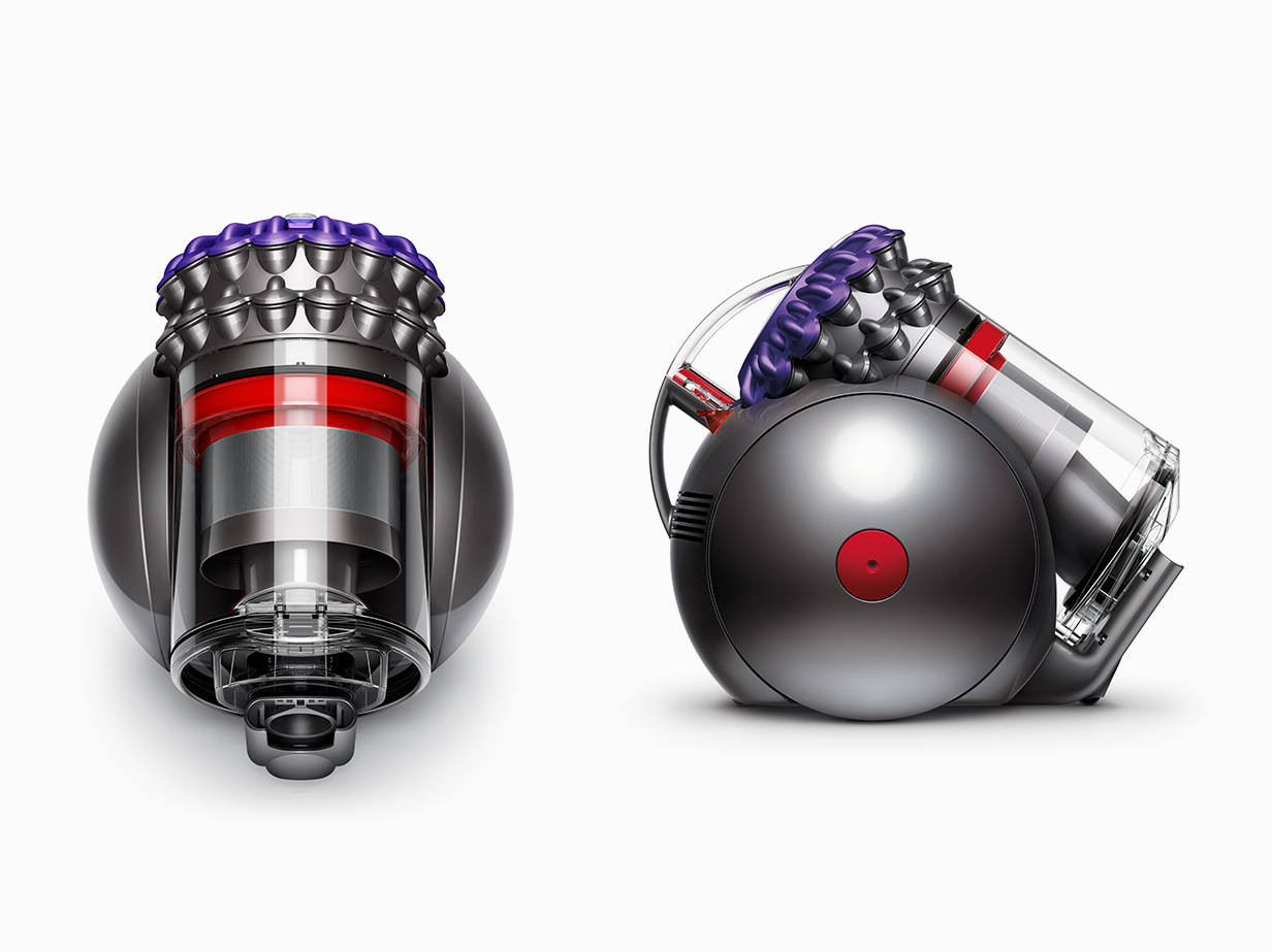 Aspirateur Dyson Big Ball Parquet sur un fond blanc.
