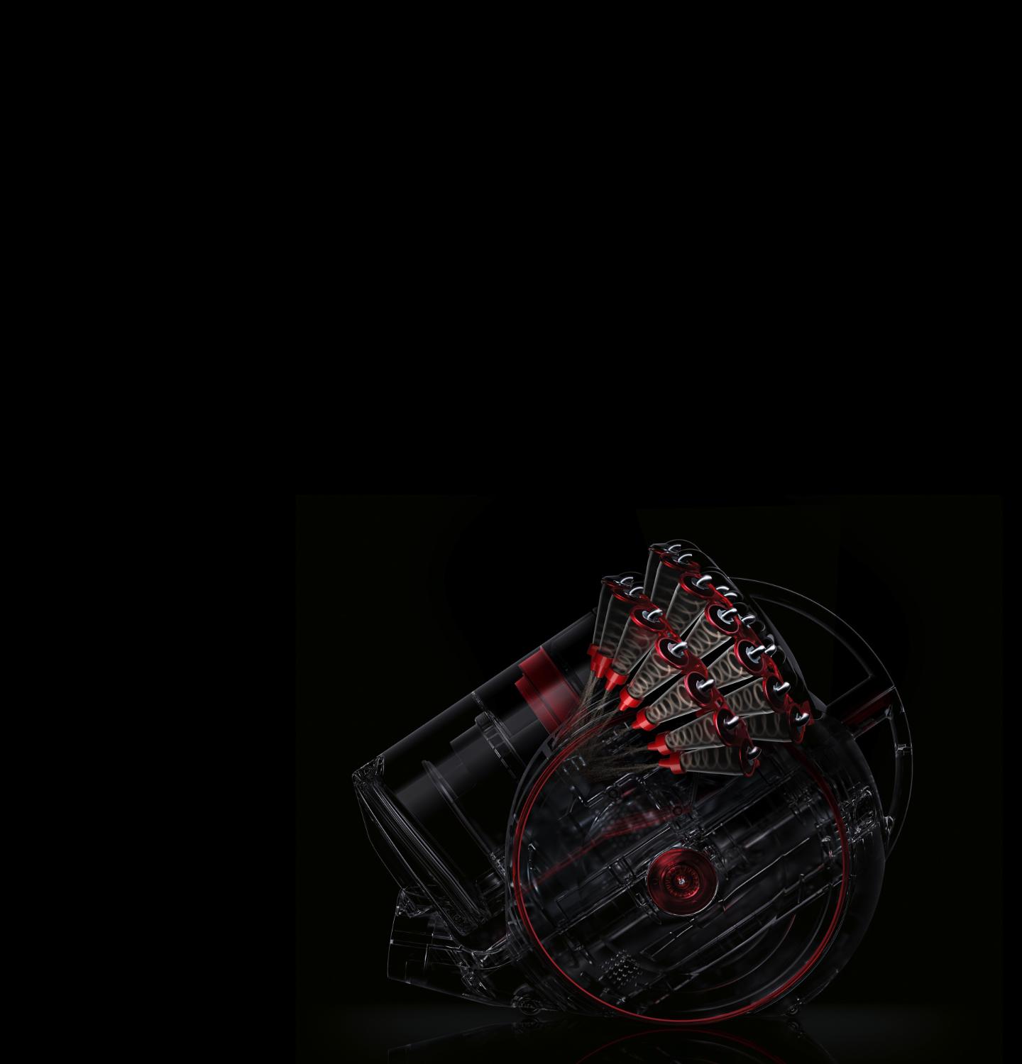 Dyson Cyclone airflow schematic