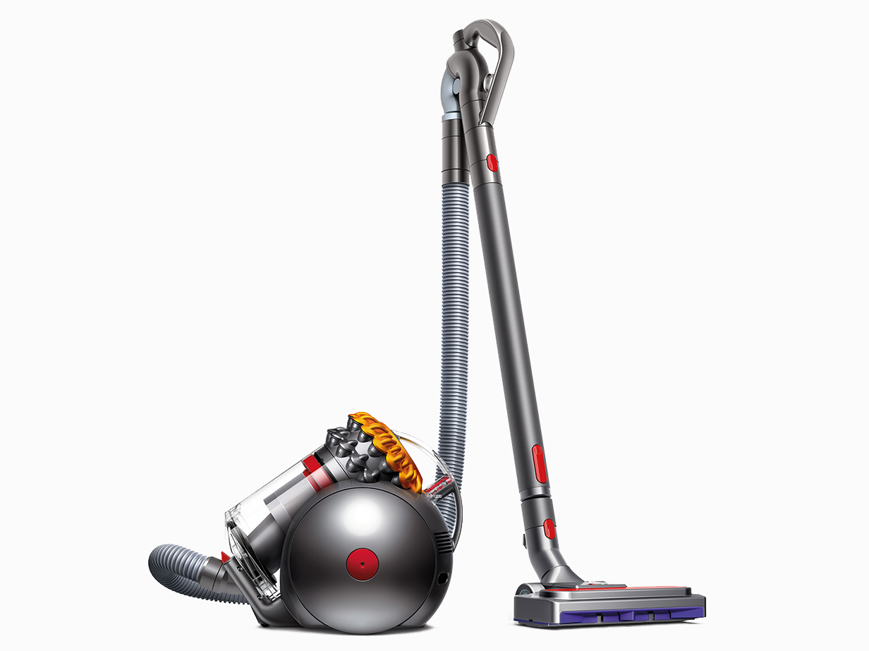 Dyson Big Ball Multi Floor 2 Staubsauger vor einem weißen Hintergrund.