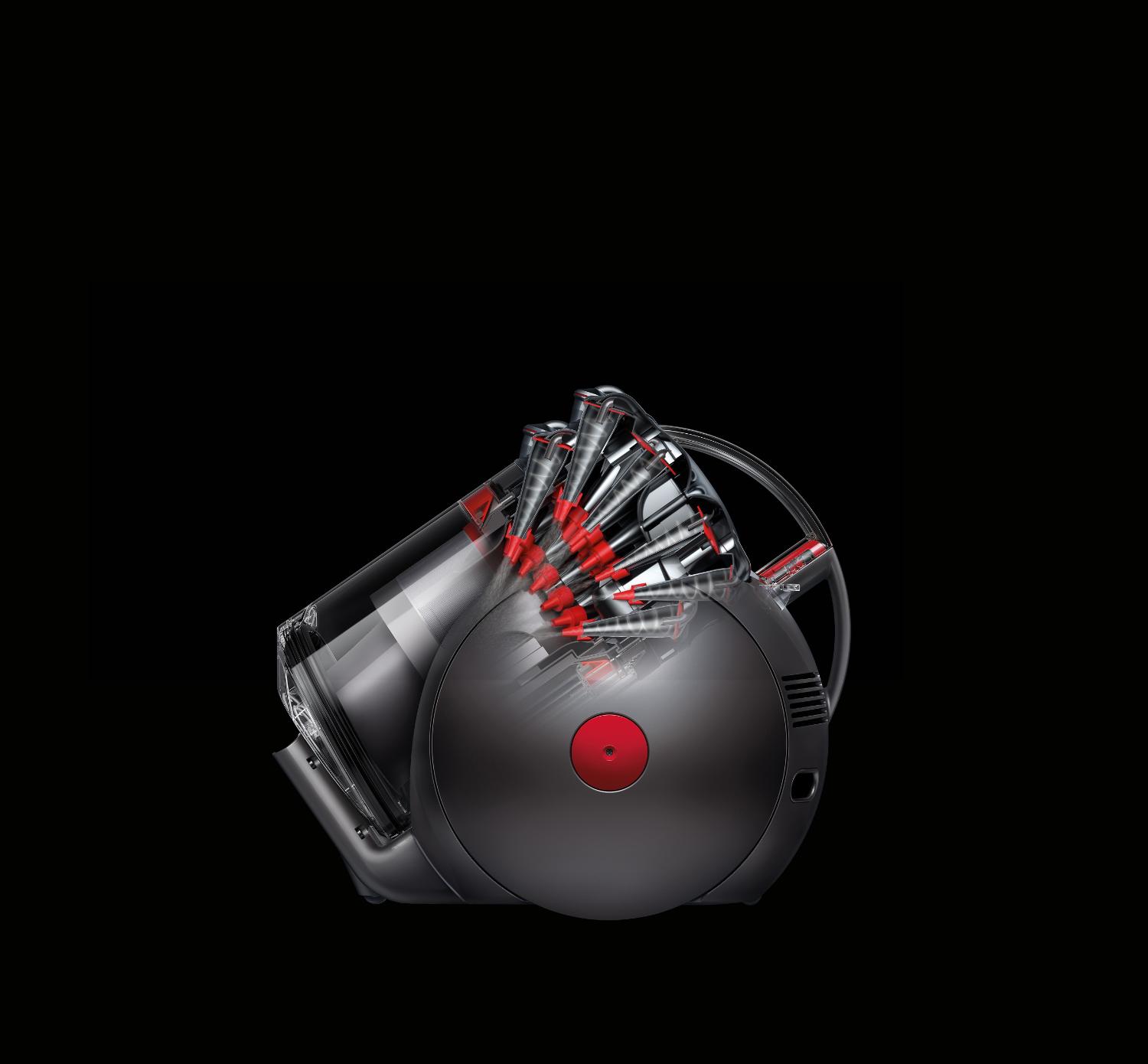 Close-up of Cinetic Big Ball™ cylinder cyclone