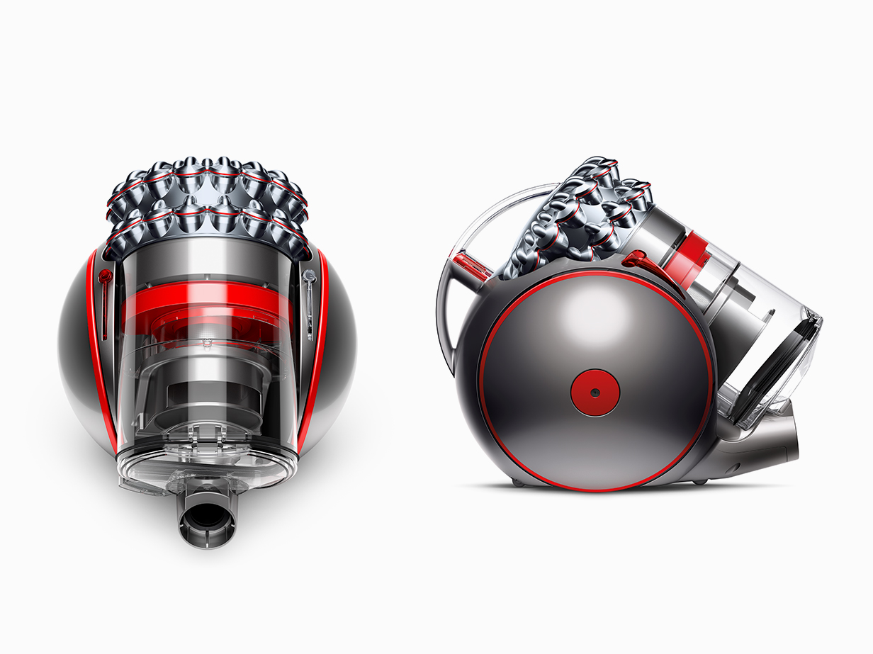 Dyson Cinetic Big Ball Absolute 2 Staubsauger vor einem weißen Hintergrund.