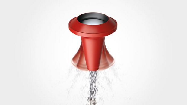 Technologia Dyson Cinetic, zbliżenie na wydajne cyklony