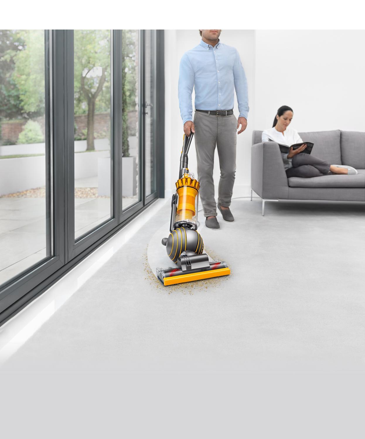 Dyson Ball™ vacuum turning corner on carpet