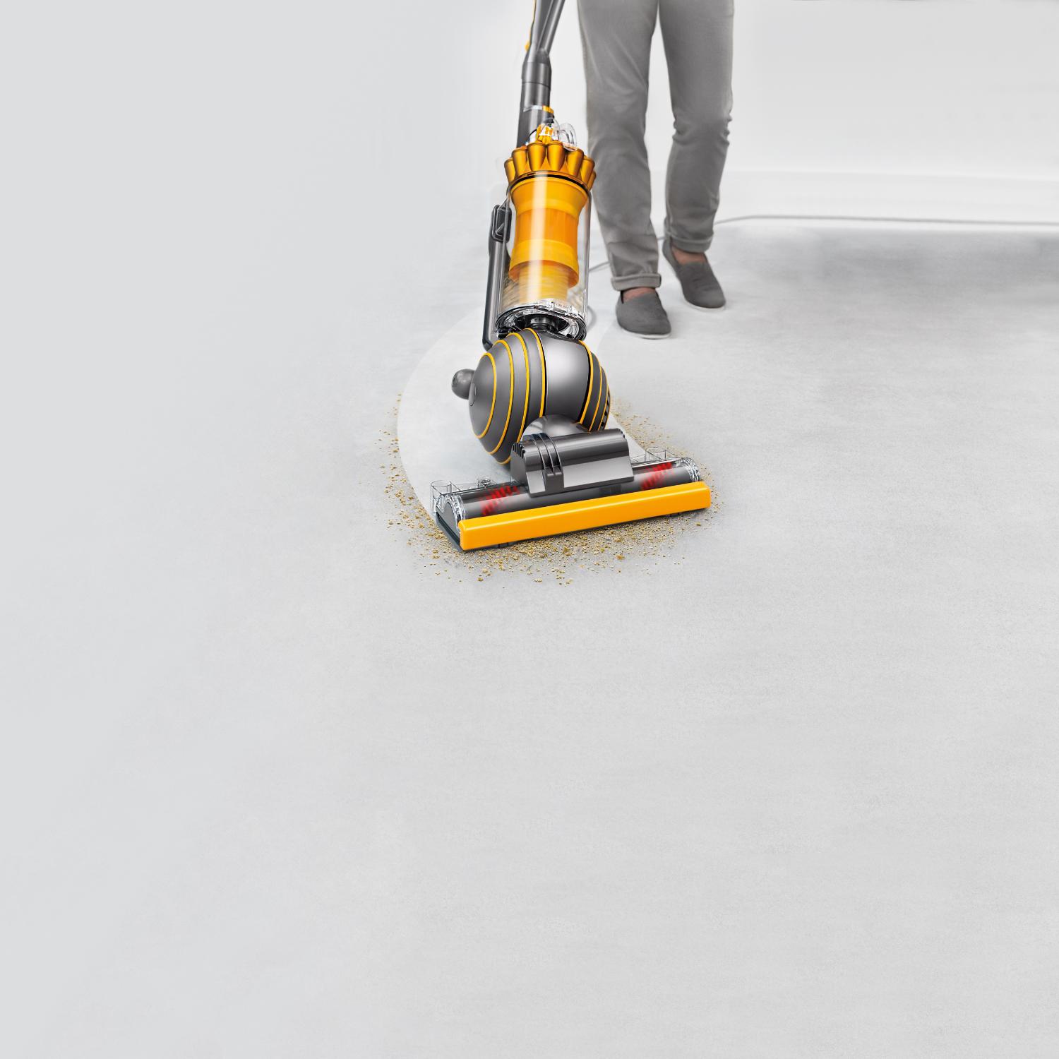 Dyson vacuum cleaner on carpet