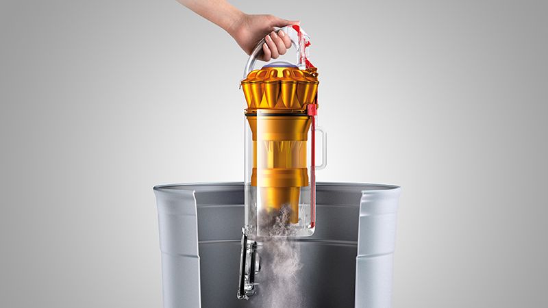 Hygienic bin emptying Demonstration of bin being emptied