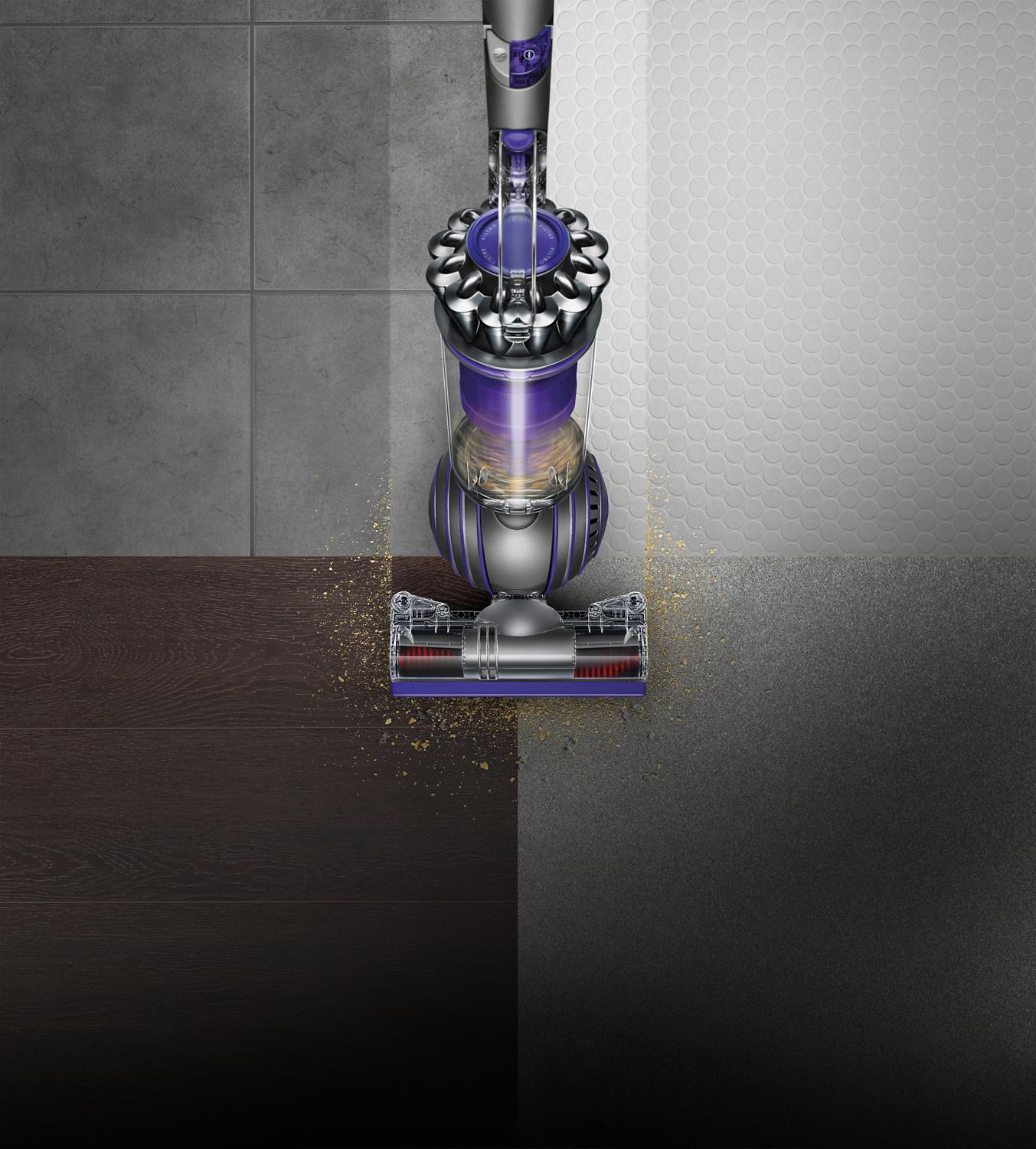 Seals in suction across all floor types.
