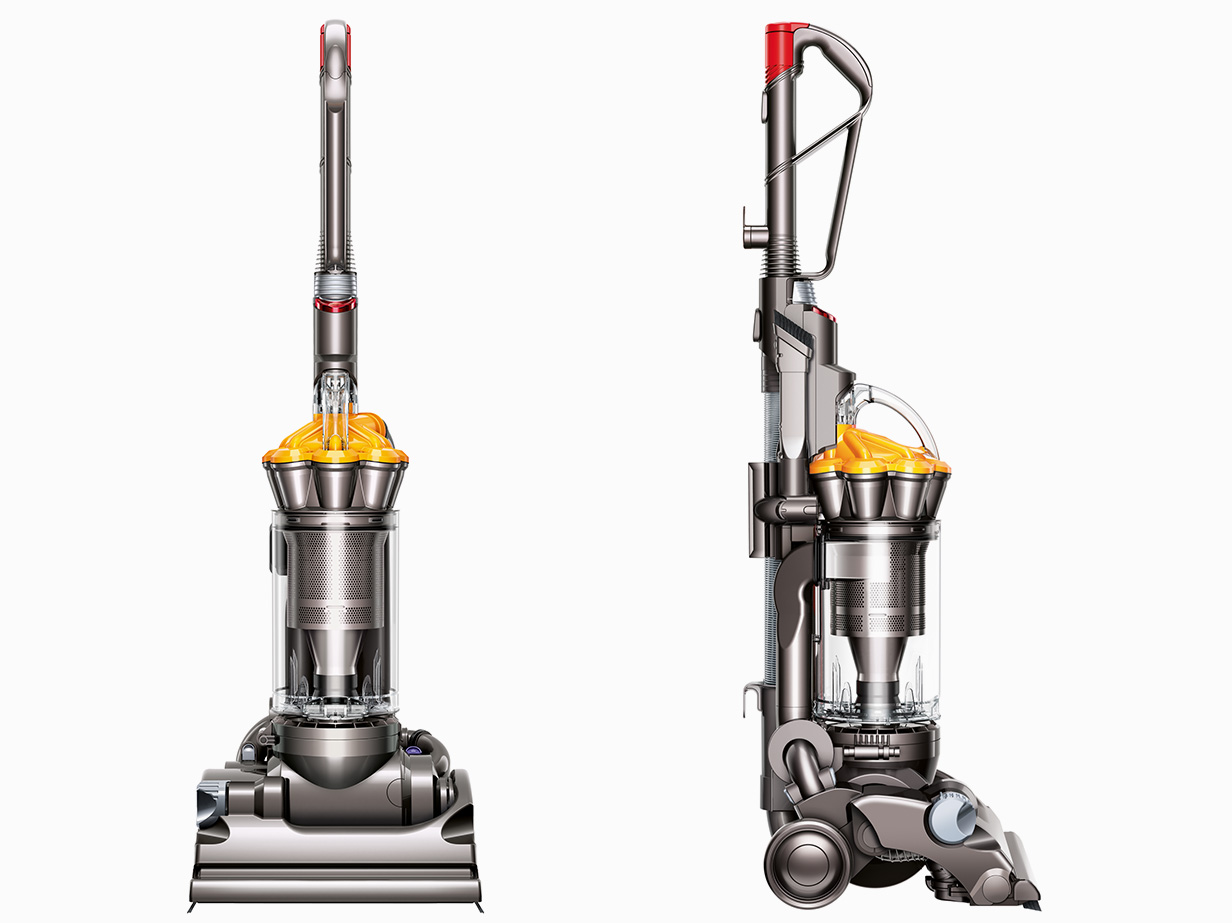Head on and side version of Dyson DC33 Multi Floor upright vacuum cleaner