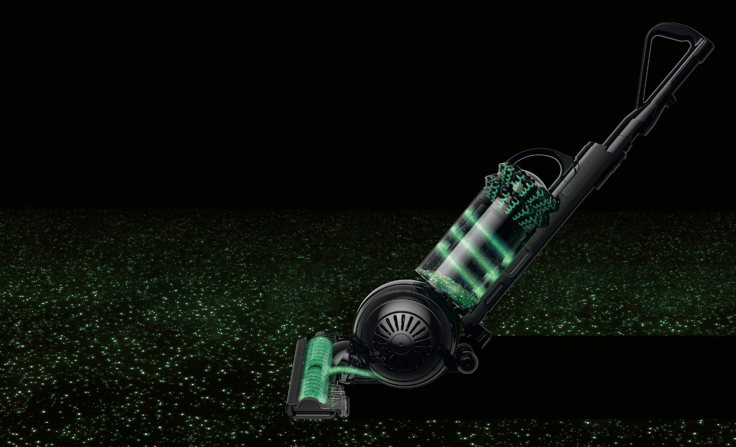 Placeholder Dyson vacuum debris pick-up schematic