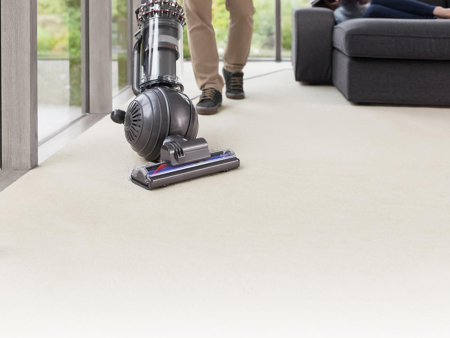 Dyson multifloor vacuum on carpet
