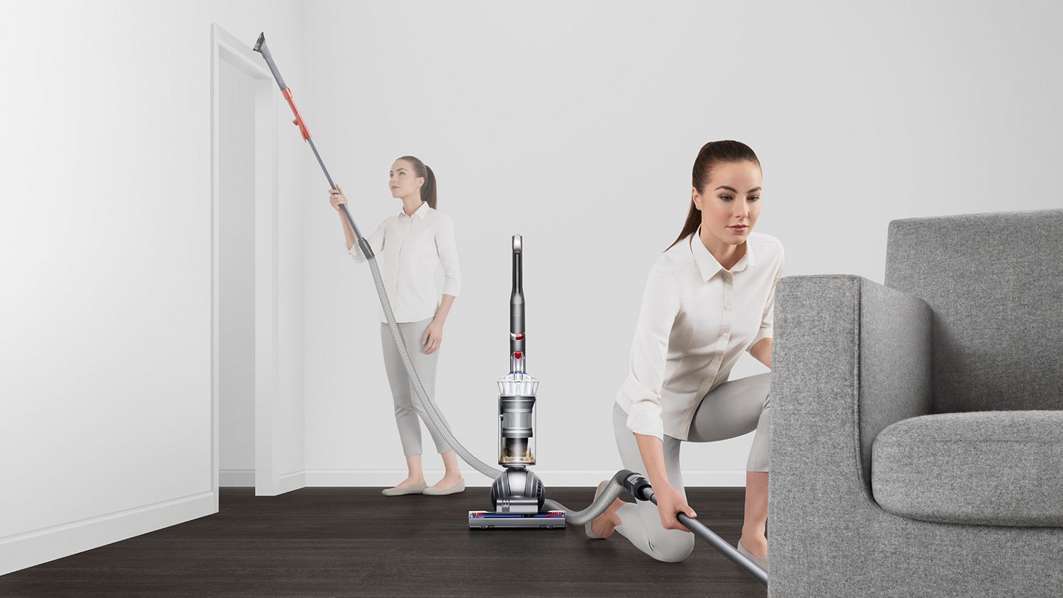 dyson-uprights-slim-ball-multi-floor-instant-release-wand Dyson Slim Ball Multi Floor instant release wand used in high up places and under furniture