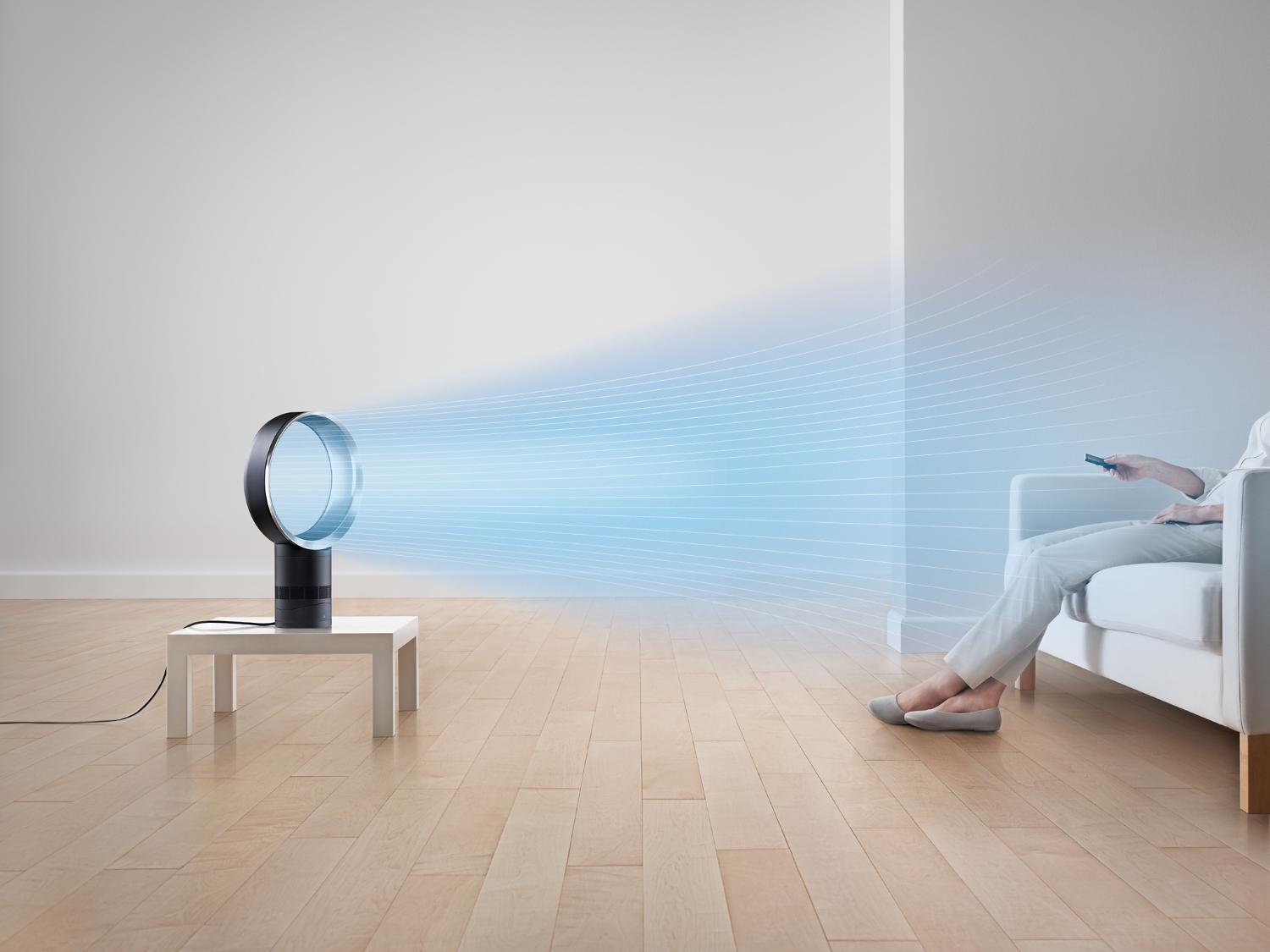 Dyson cooling fan air projection