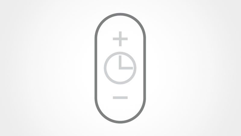 Sleep timer button graphic Sleep timer button graphic