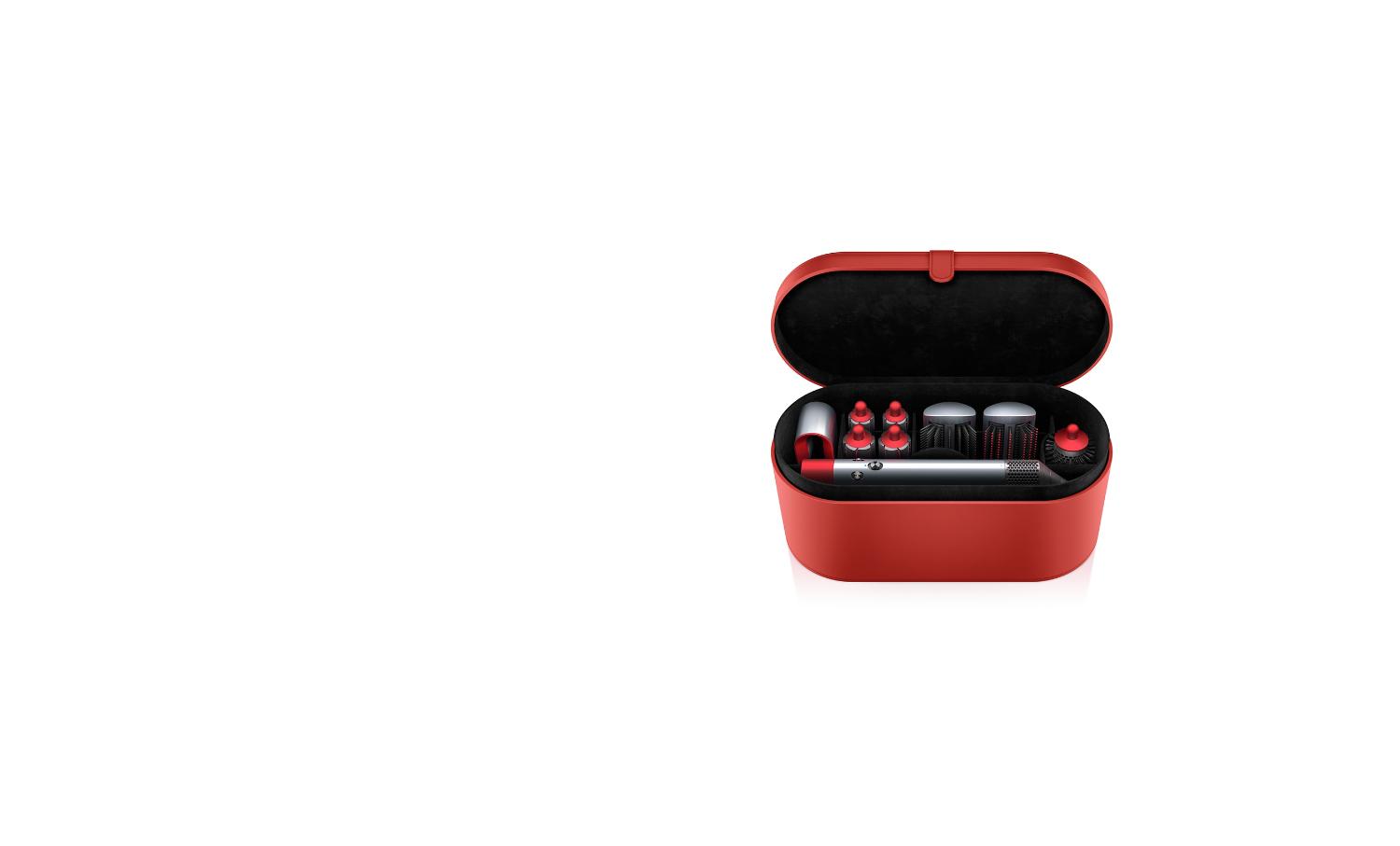 Lisseur boucleur Dyson Airwrap dans un coffret de rangement