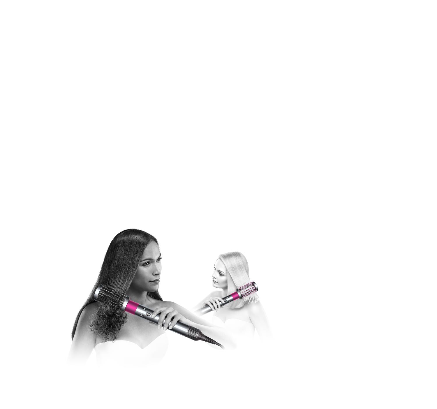 Two Dyson models using the smoothing brushes