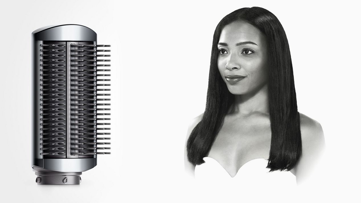 3 precise speed settings dyson airwrap firm smoothing brush