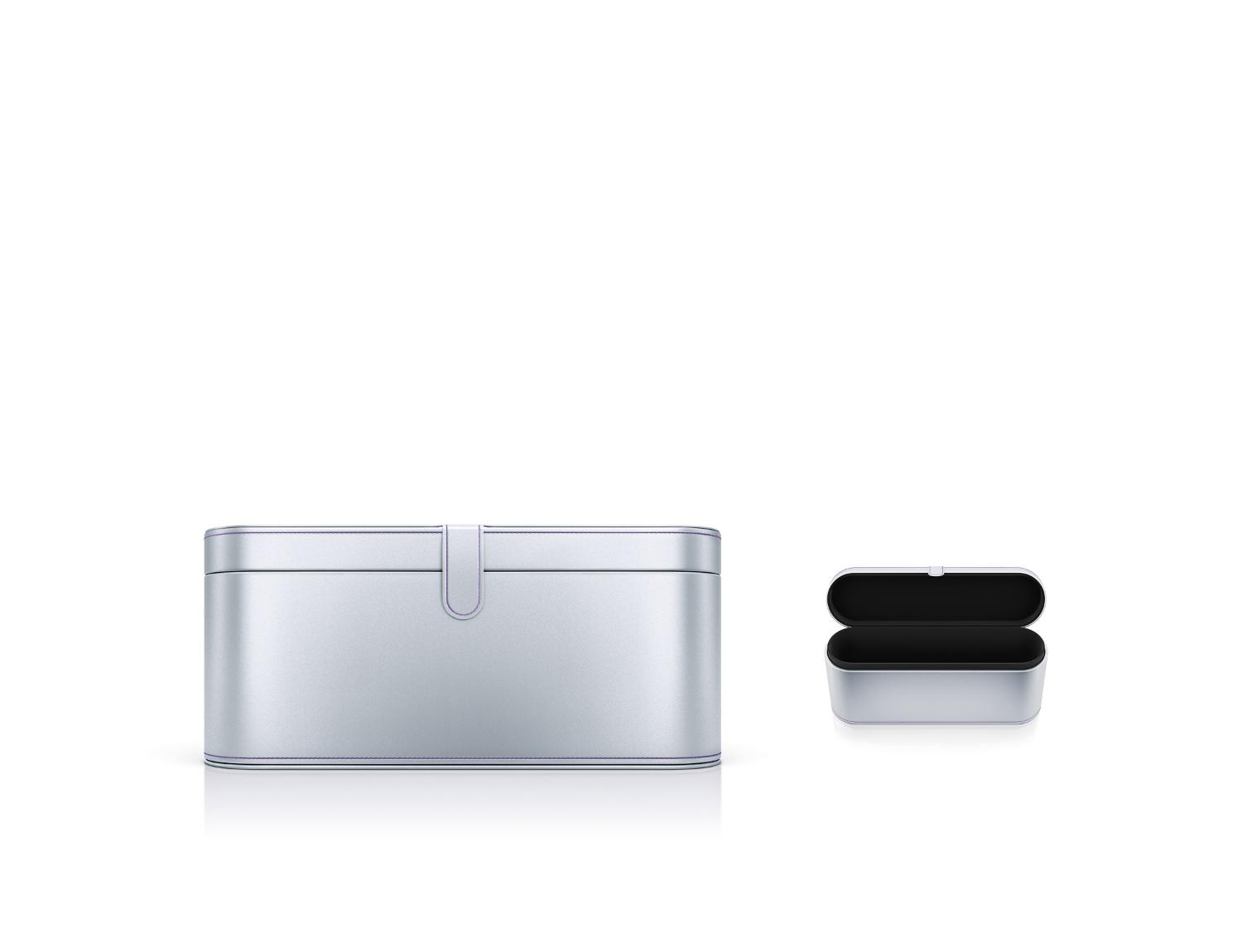 Silver presentation case for Dyson Supersonic™ hair dryer