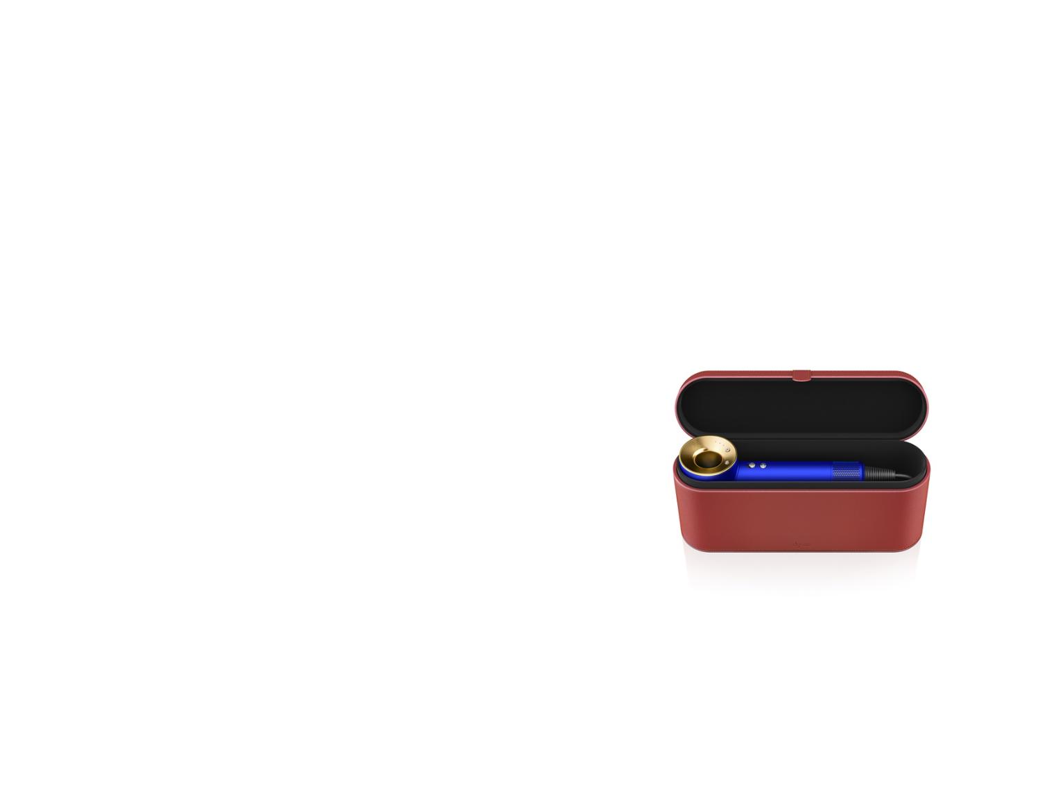 Supersonic Blue Gold in Red Presentation case