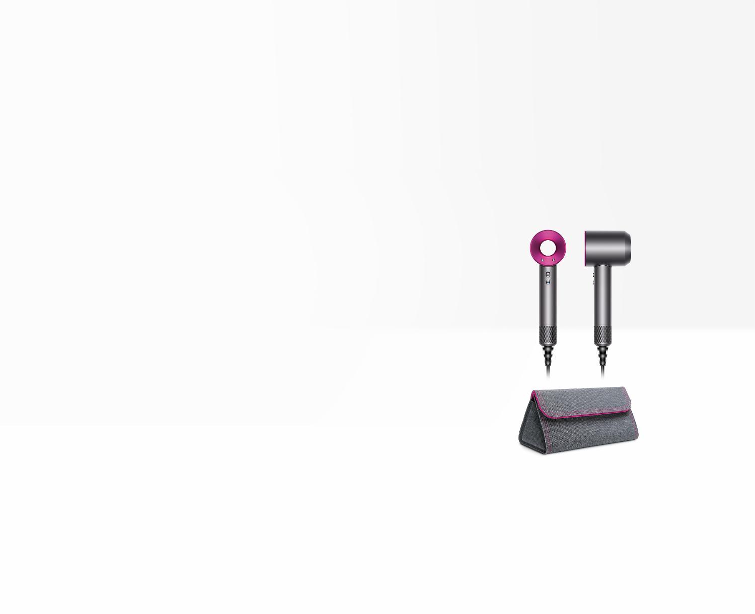 supersonic iron fuchsia with bag