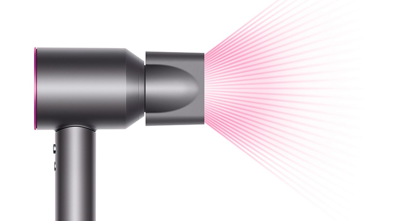 Dyson hair dryer smoothing nozzle