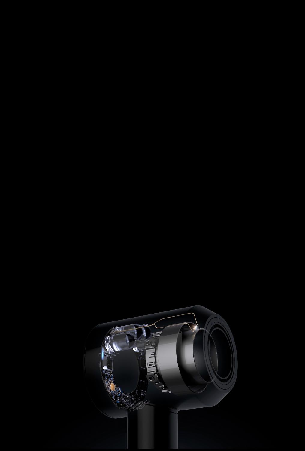 Dyson Supersonic™ hair dryer internal layout