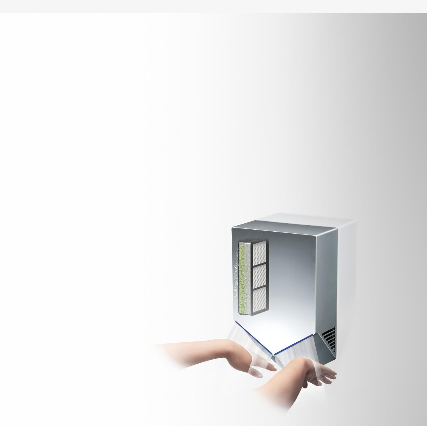 Filter in Dyson hand dryer