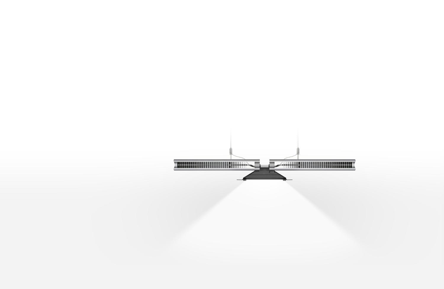 Cu-Beam Down light on white