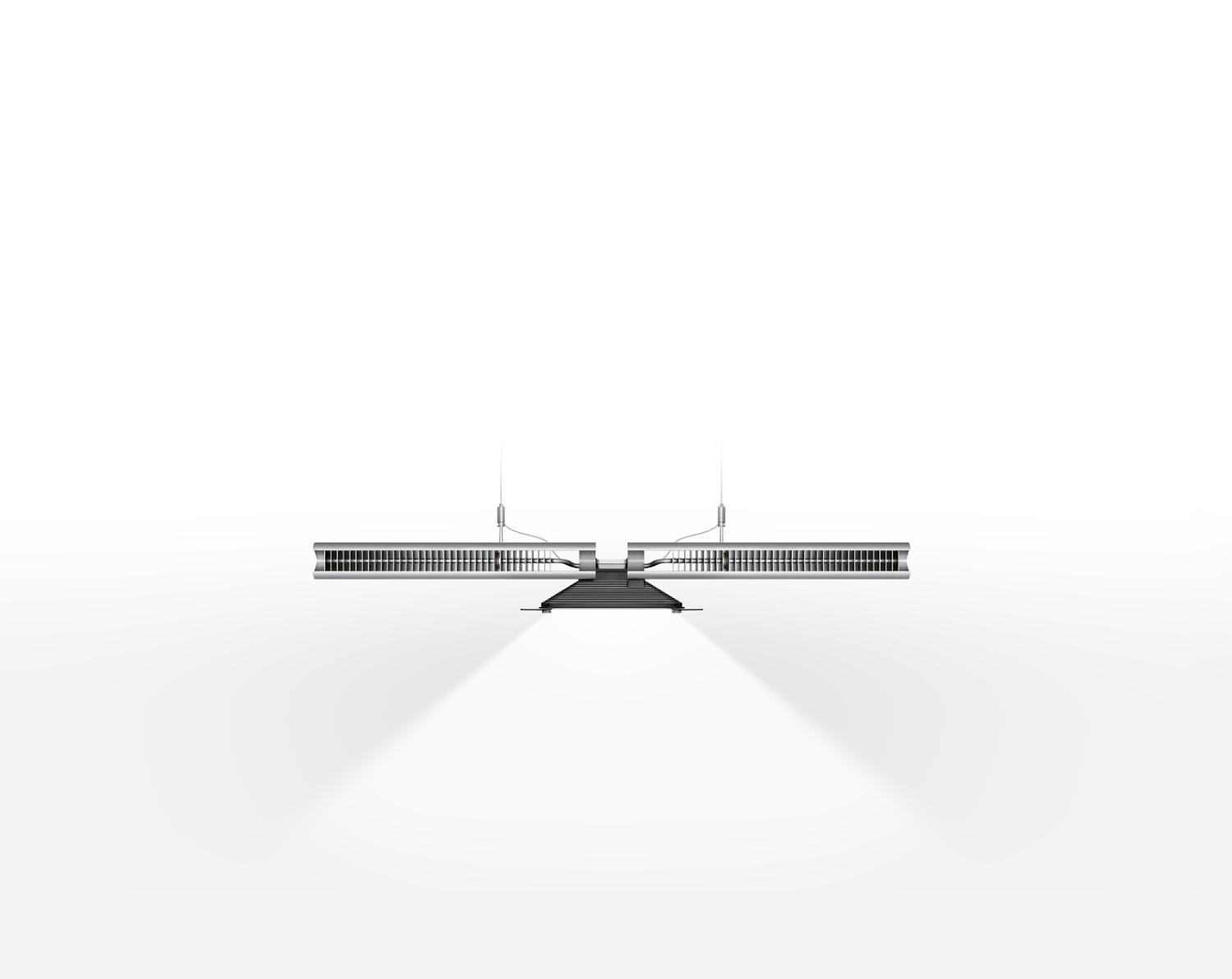 Cu-Beam Down light on white