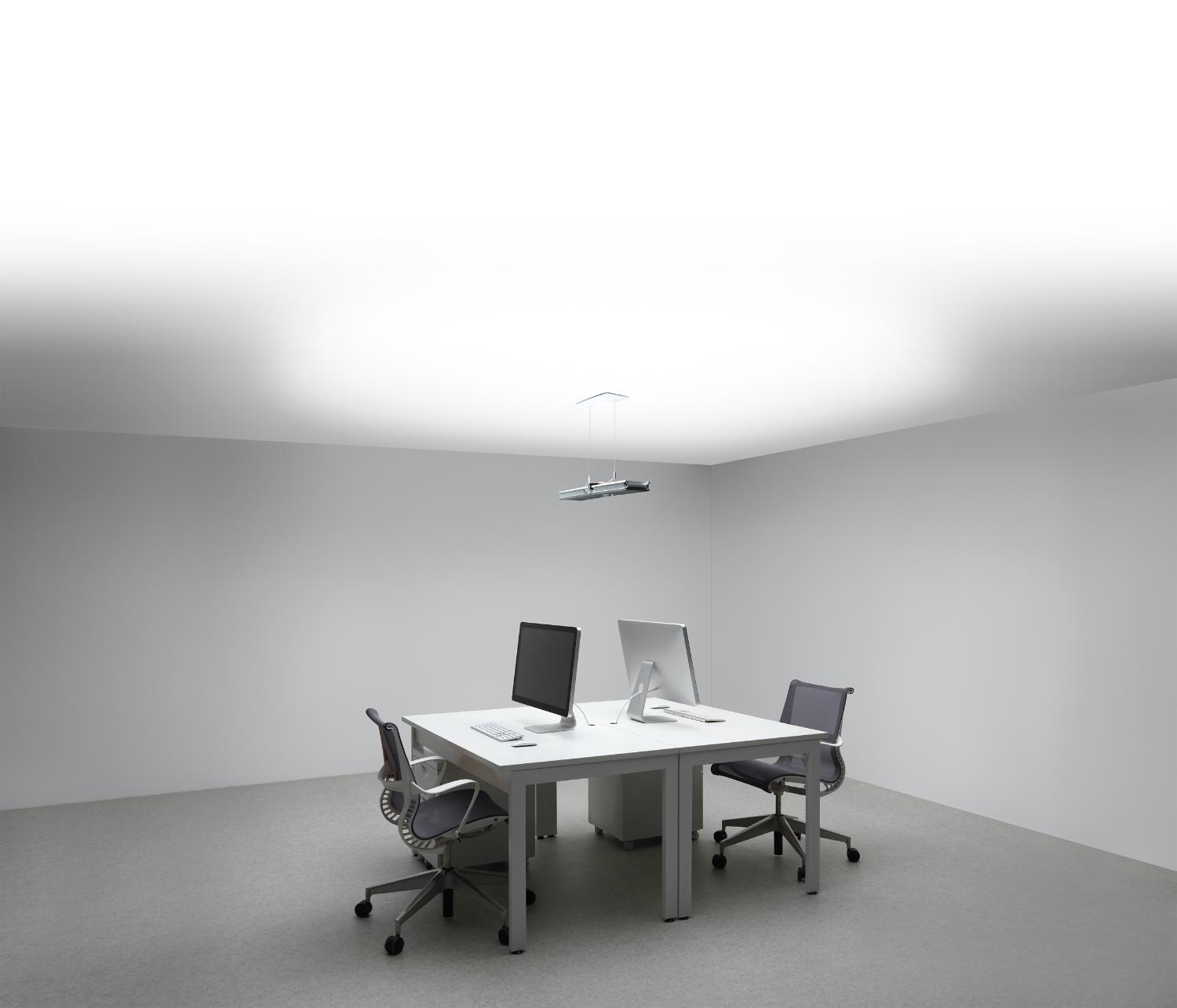 Dyson Cu-Beam Up Pendelleuchte im Büro