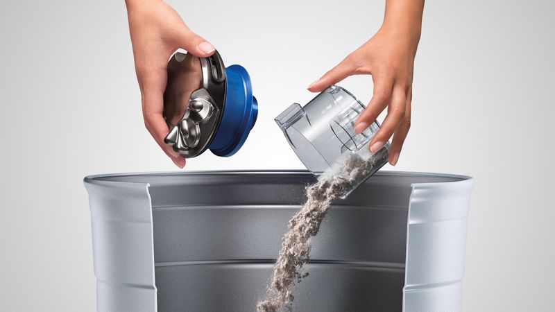  How to empty the Dyson 360 Eye™ robot vacuum's clear bin