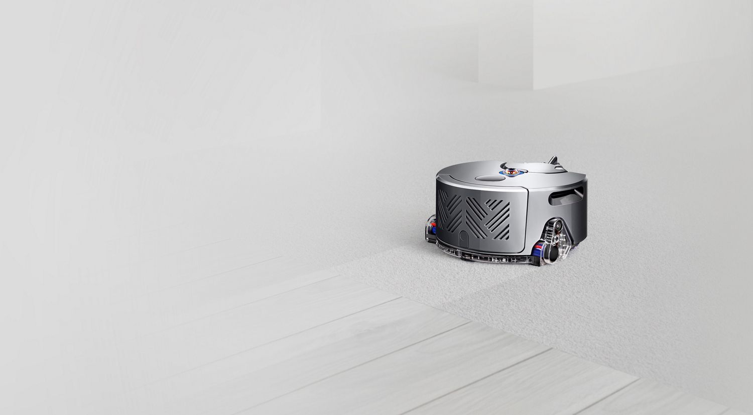 Dyson 360 Eye™ robot vacuum from behind