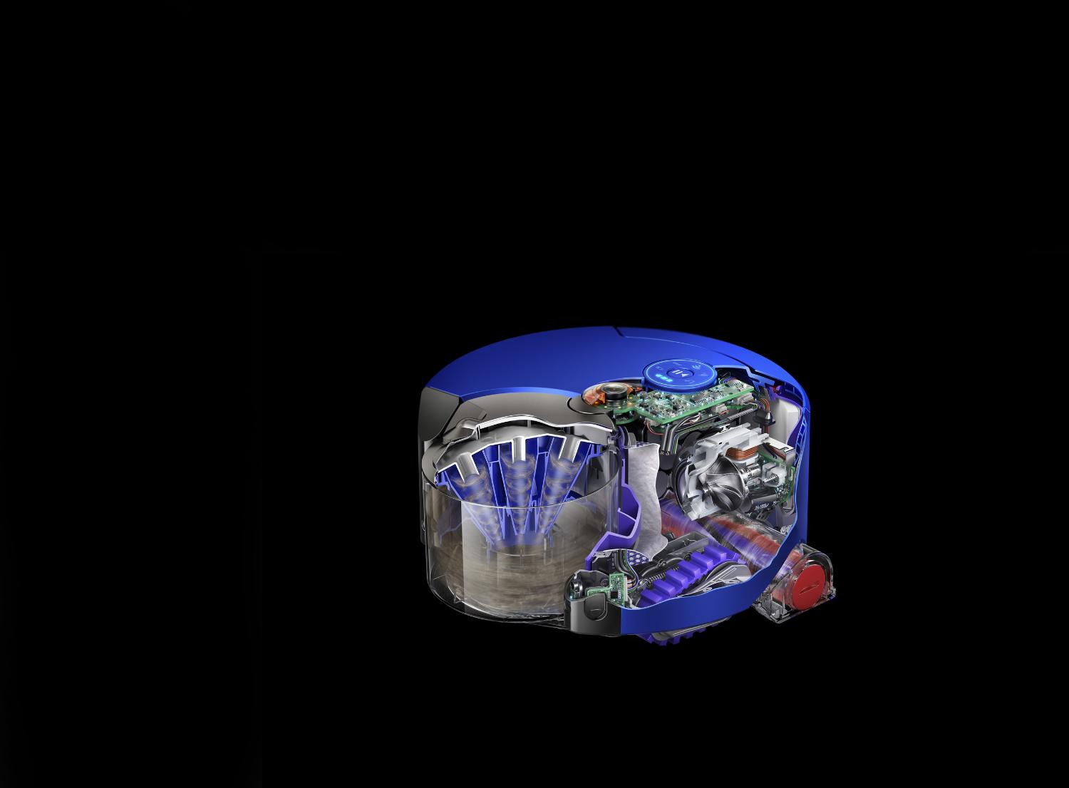X-Ray image of Dyson 360 Heurist Robot Vacuum