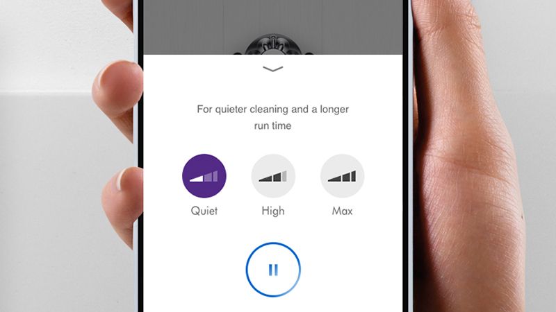 Power modes on the Dyson Link app Power modes on the Dyson Link app