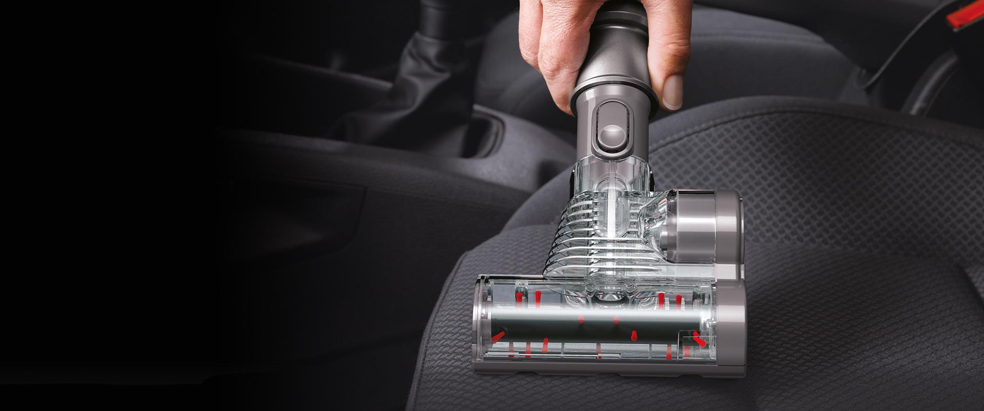 Tangle-free Turbine tool on car seat