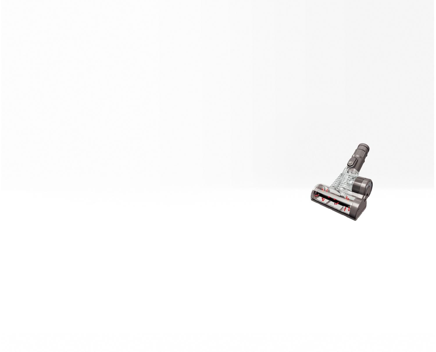Gros plan sur la mini turbobrosse Gros plan sur la mini turbobrosse